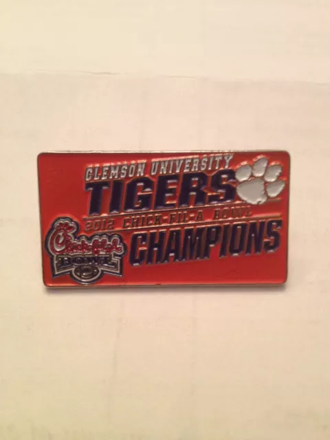 Clemson Tigers Chick-Fil-A Championship Bowl Pin 2012 (Limited Edition)