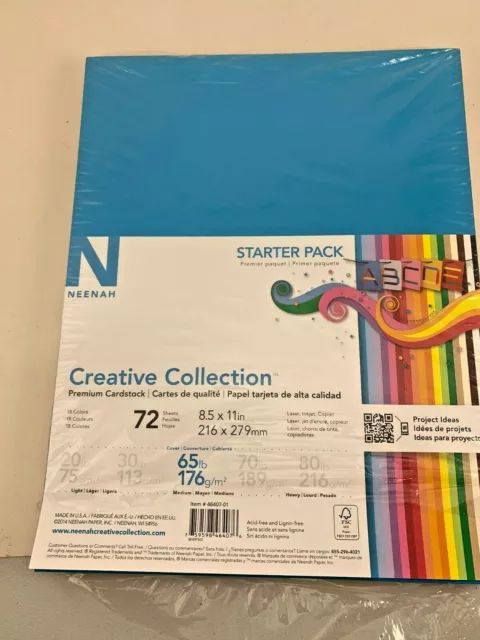 Neenah Paper 91507 Creative Collection Premium Cardstock, 65 Lb, 8.5 X 11