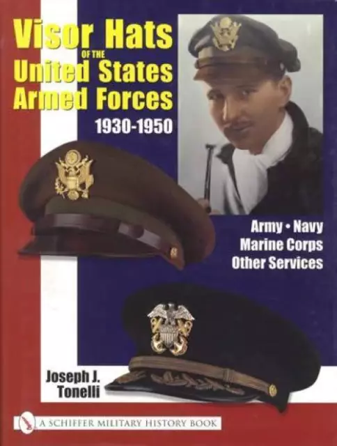 Vintage US Military Visor Hat Reference ID 1930-1950 Army Navy Marine ROTC etc