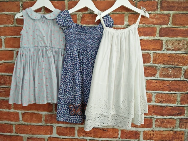 Girls Bundle Aged 4-5 Years Next Bluezoo Etc Summer Dresses Floral Spotty 110Cm