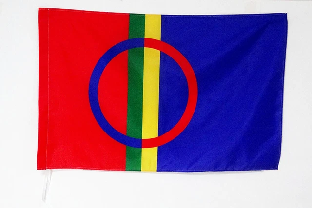 Autocollant Vinyle Saami Lapps Laponie - 7,5 X 10 Cm - Résistant Aux Intempéries