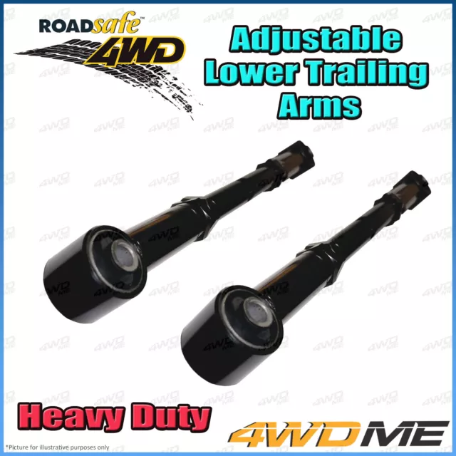 Pair fits Toyota Landcruiser 105 Roadsafe Rear Lower Adjustable Trailing Arms