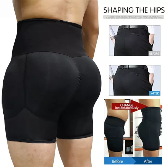 MEN PADDED SHAPEWEAR Knicker Bum Lifter Hip Enhancer Shorts Body Shaper  Pants UK £16.79 - PicClick UK