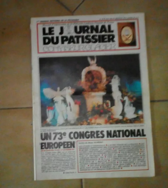 Le journal du pâtissier confiseur-glacier. N° 66. 1984.