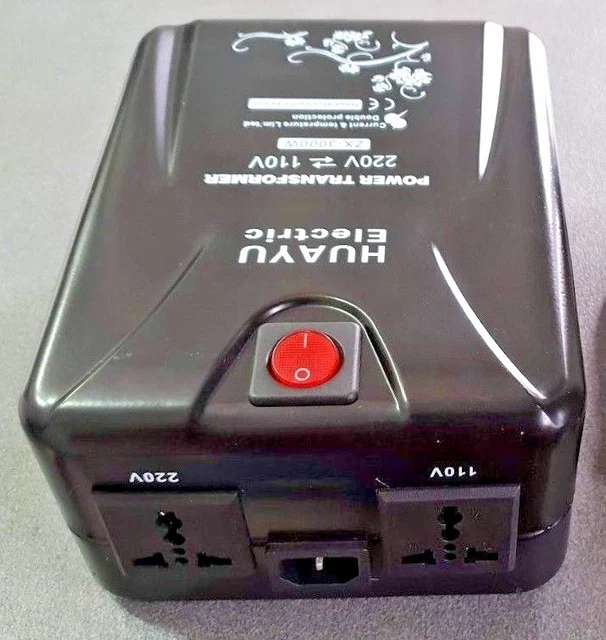 VOLTAGE CONVERTER TRANSFORMER Step Up Down 3000W 240V To 120V & 120V To ...