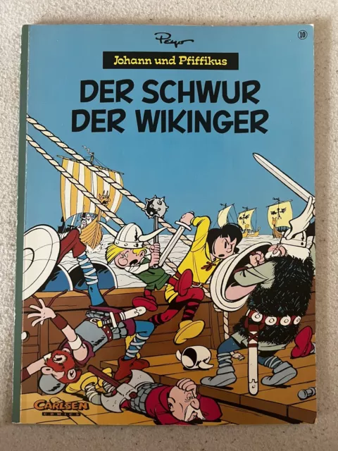 Nr. 10 - Johann & Pfiffikus: Der Schwur der Wickinger (Carlsen) Peyo 1/97