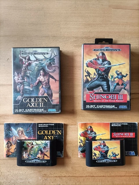 Shinobi III 3 + Golden Axe II 2 (Sega MegaDrivepal)
