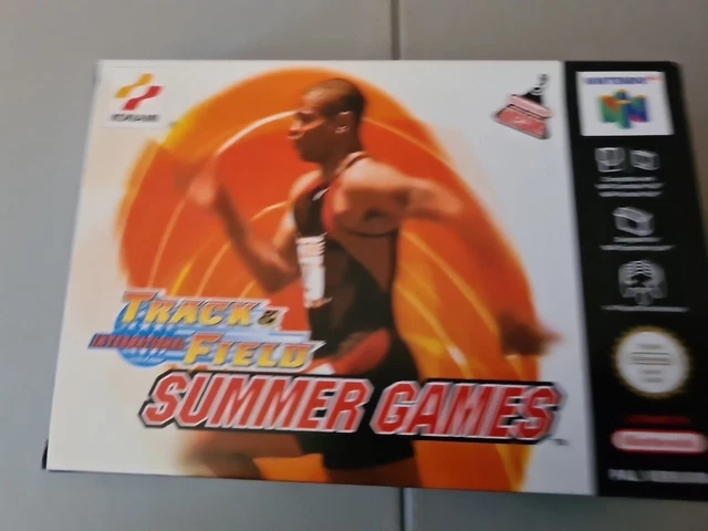 INTERNATIONAL Track & Field Summer Games Boxed Pal N64 Nintendo 64