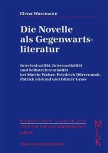 Elena Wassmann | Die Novelle als Gegenwartsliteratur | Taschenbuch | Deutsch