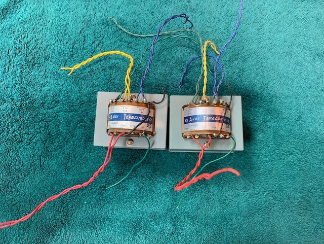2 SINGLE ENDED tube amplifier power transformers from Akai M7 M8 Alan ...