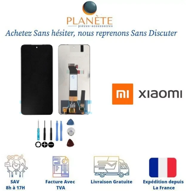 Ecran LCD & Vitre tactile Noir Assemblés Sans Châssis Pour Xiaomi Redmi Note 11/11S