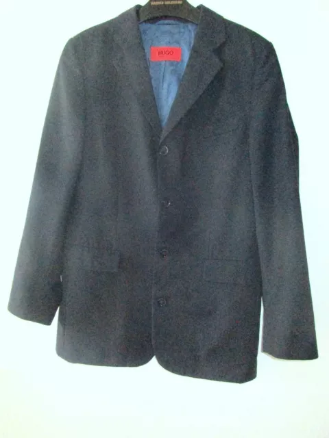 ***HUGO BOSS***Blauer leichter Woll Blazer ~  Einreihig ~ Gr.48