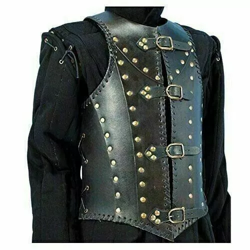 Medieval Roman Greek Leather Armor Jacket Vest Knight Crusader Armor Costume new