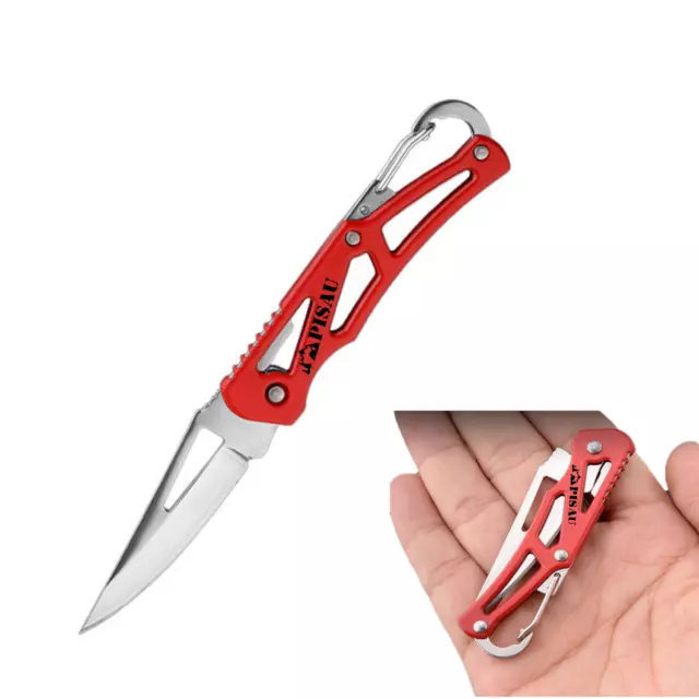 Mini Pocket Folding Knife Camping Outdoor Hunting Fishing Small Keyring Knives