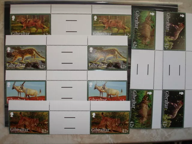 Gibraltar 2012 / Wild Animals / Wildtiere / Paare / Schneeleopard / Wolf  Mnh