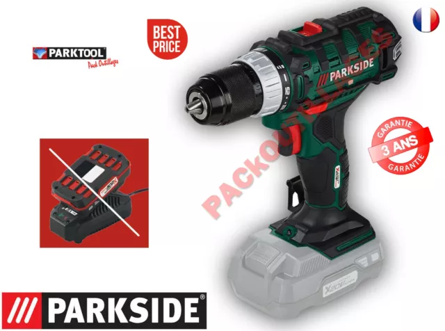 PARKSIDE® Perceuse-visseuse sans fil PABS 20-Li 20V Sans Batt. Ni Charg.