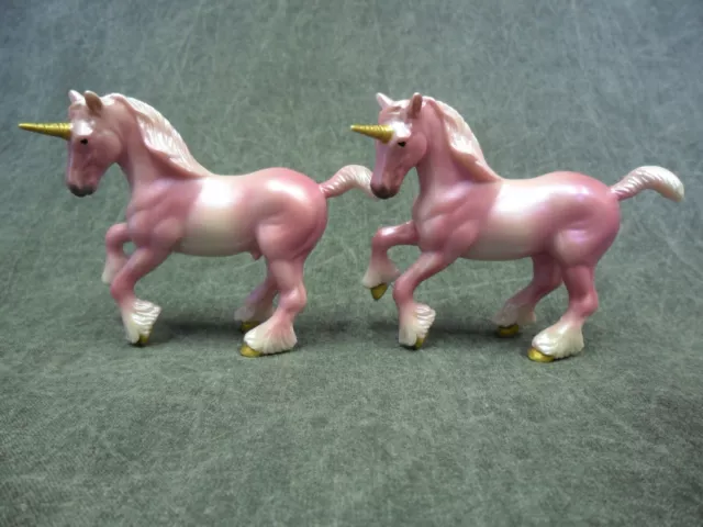 Breyer * Pink Clydesdale Unicorn Lot #9 * for Custom CM Stablemate Model Horse