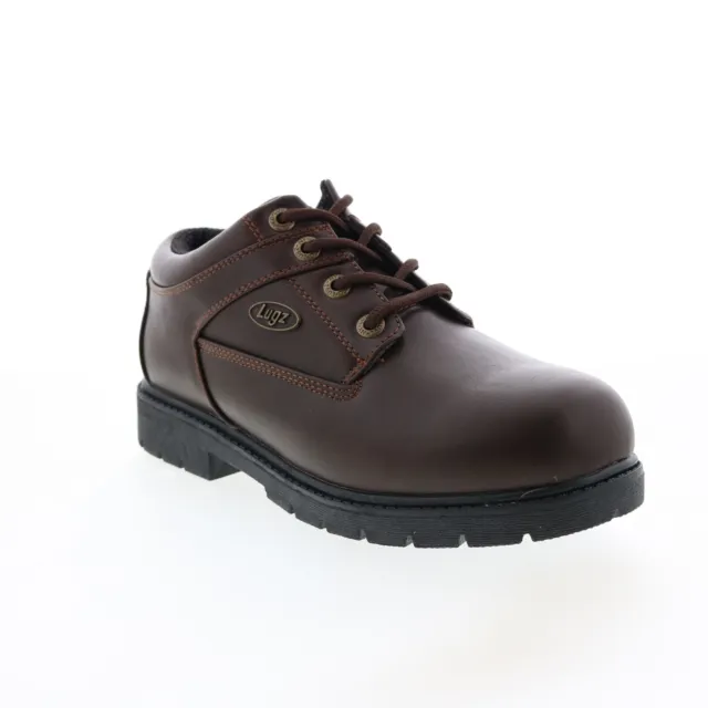 Lugz Savoy Slip Resistant MSVYEV-245 Mens Brown Wide Athletic Work Shoes 2