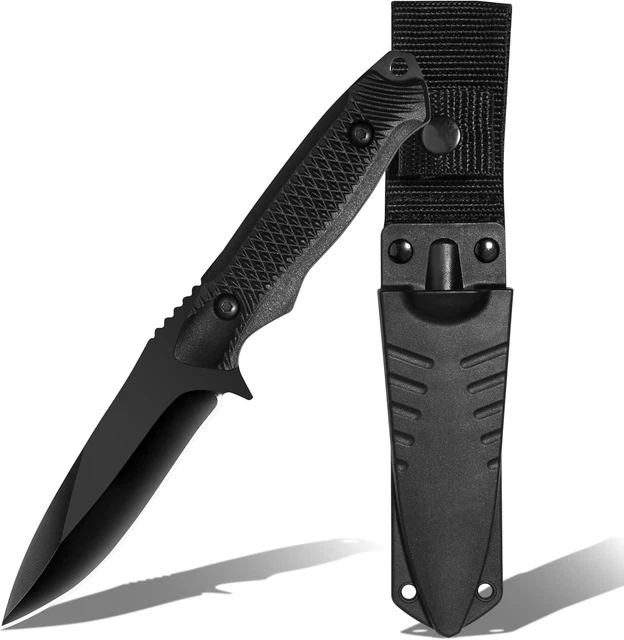 Coltello Artigianale In Acciaio Balestra C70 Forgiato A Mano - Lama Fissa 15,5 Cm, Manico In Ulivo E Palissandro, Fodero In Cuoio