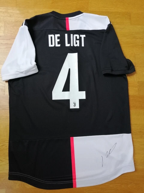 Signiertes Matthijs de Ligt Trikot, Juventus Turin, Größe L, Authentic Version