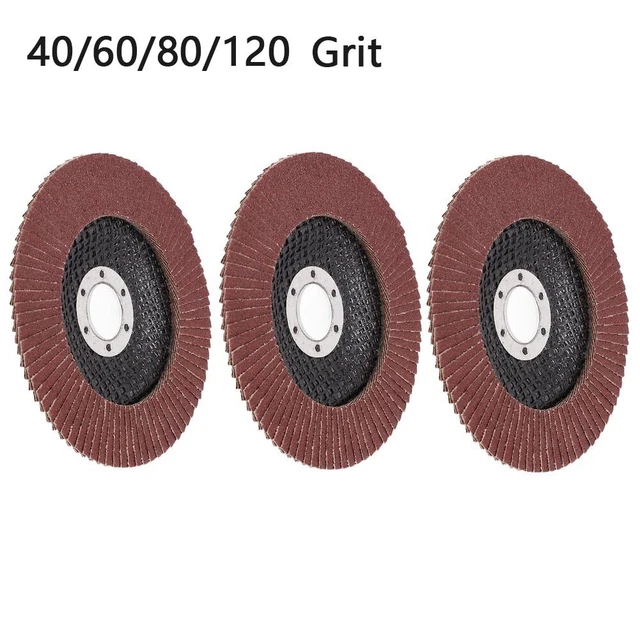 Disque D'euler Disques à Lamelles 115 Mm - Lot De 20 Grains 40 à 120, Pour Meuleuse D'angle, Métal, Bois, Acier, Coupe Rapide Disques Ponçage Métal Bois