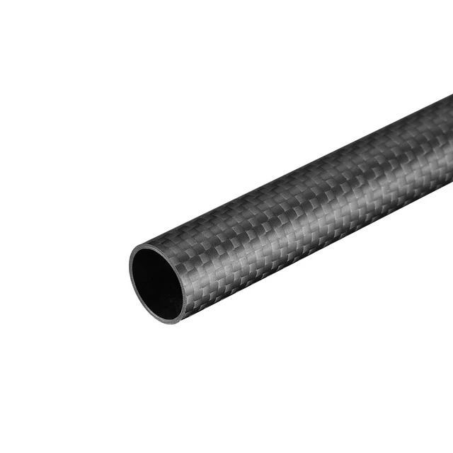 Carbono Fibra Redondo Tubo 16x14x330mm 3K Rollo Envuelto Mate Superficie 1uds