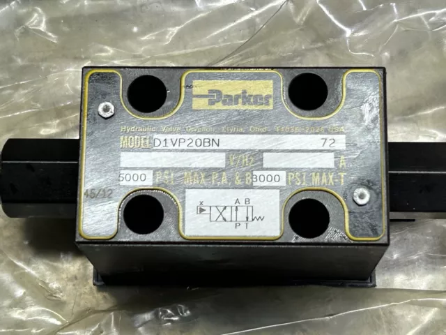 Parker D1VP20BN Solenoid controlled hydraulic directional control valve