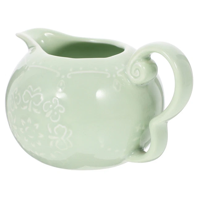 Brocchetta Salsa In Ceramica Bianca - Piccola Salsiera Con Manico Antigoccia, Lavabile In Lavastoviglie - Foto 6