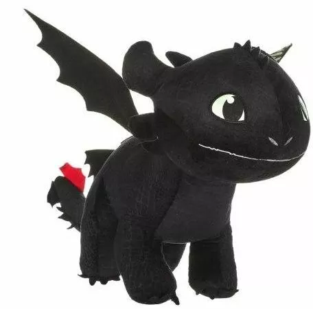 How To Train Your Dragon The Hidden World Toothless Nightfury 12" Plush Soft Toy