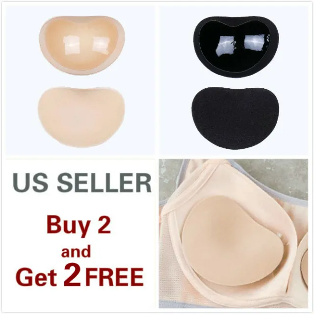 Silicone Insert Pads Gel Push Up Lift Plunge Bra Breast Enhancer Bikini Swimsuit