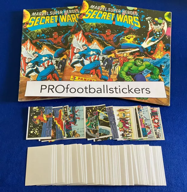 Panini Marvel Secret Wars 1986 Album Stickers Pick Or Choose Your Numbers