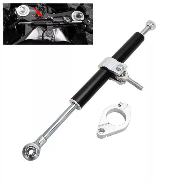 Motorcycle Steering Damper Stabilizer Bracket Mounting Kit Universal For Honda