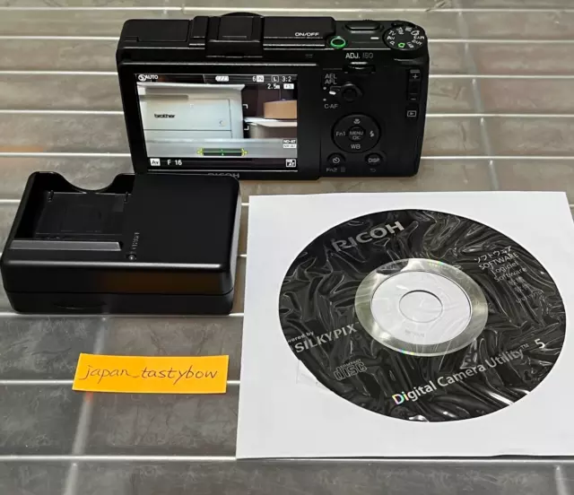 RICOH GR II Digital Camera 16.2MP Wireless Flash Built-In Wifi GRII Used