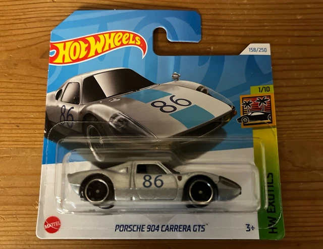 HOT WHEELS PORSCHE 904 Carrera GTS silber metallic 2024 HW Exotics 1/10
