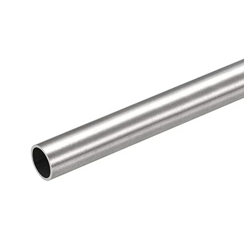 Tube Rond Acier Inox 304 - 12mm OD, 0.5mm Épaisseur, 300mm Longueur - Qualité Premium