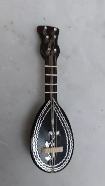 Mandolino in miniatura antico - materiali pregiati