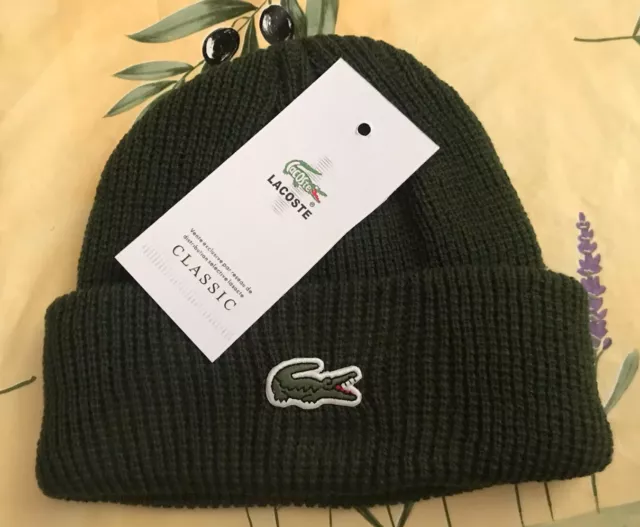 Bonnet lacoste noir femme cheap