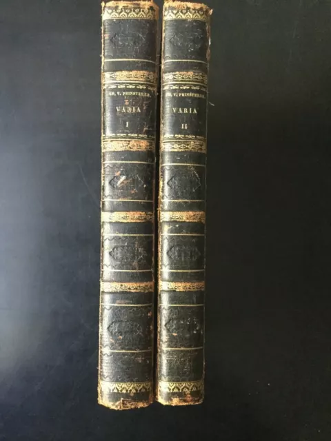 Varia.  (2 vols).  G. Groen van Prinsterer (Various writings). 1837-50.  Rare