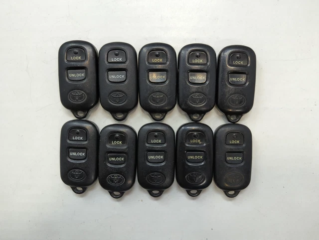 Lot of 10 Toyota Corolla Keyless Entry Remote Fob GQ43VT14T AB0IY
