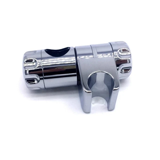 Supporto Soffione Doccia Regolabile 16-28mm – Staffa Con 2 Ganci, Ricambio Universale Senza Fori - 2
