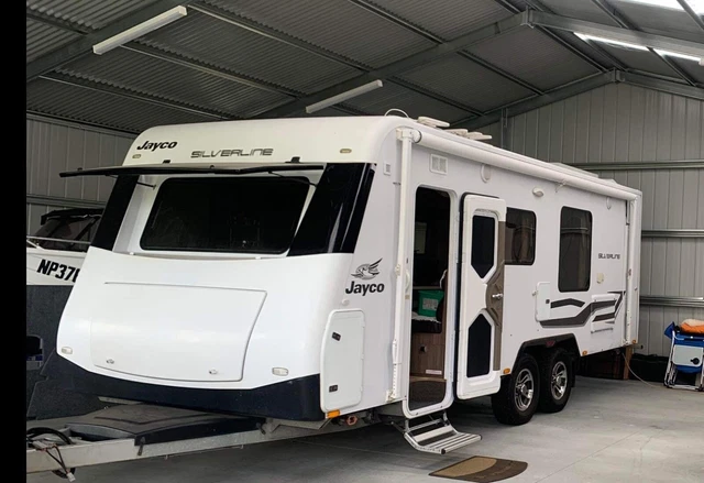 2014 Jayco Silverline 22 Foot Caravan With Double Slide Out - Freedom Camping