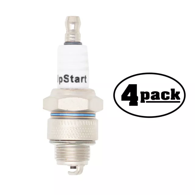 4-Pack Compatible Spark Plugs for 1949 LAUSON Outboard S300 1 Cyl. 3 HP