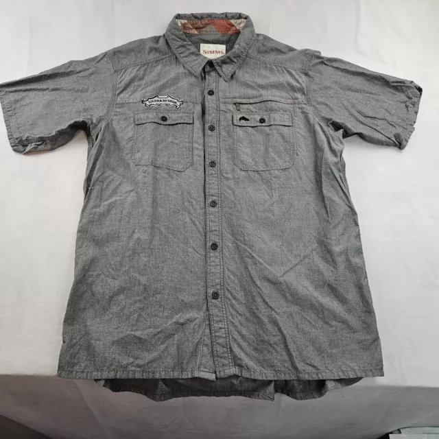 SIMMS Fishing Shirt X Sierra Nevada Beer Embroidered Short Sleeve XL