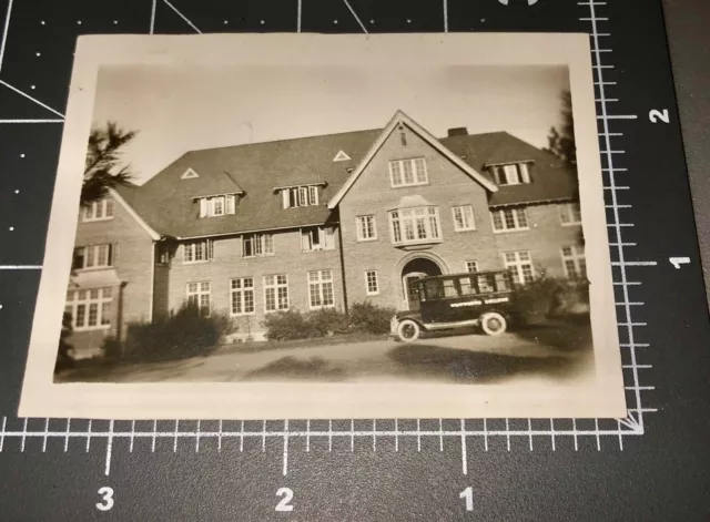 1910s Whitworth College University Spokane WA Washington Vintage Snapshot PHOTO