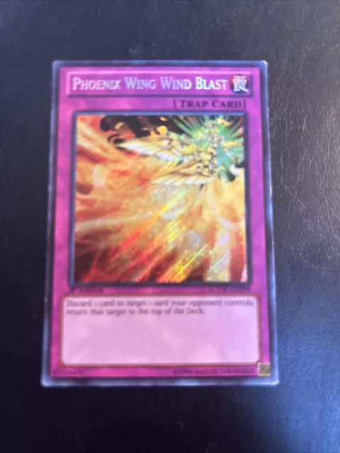 Phoenix Wing Wind Blast YuGiOh! Secret Rare, 1st LCYW-EN298 (LC03) Yugi's World