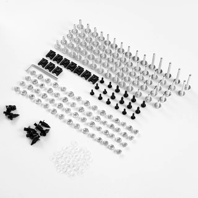 Fairing Bolt Kit for Honda CBR600F2 1991-1994 CBR600F3 1995-1998 Screws-Silver