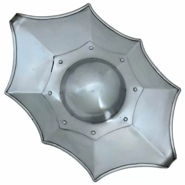 Hand Forged Iron Medieval Replica Fully Functional Small Viking Combat Shield