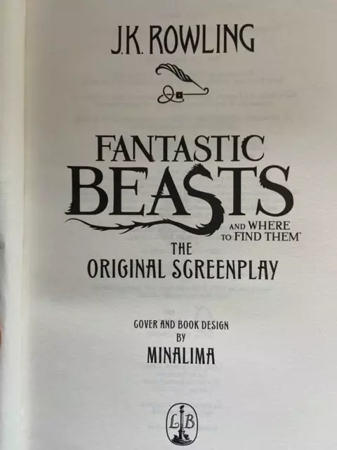 Fantastic Beasts and Where to Find Them: The Original Screenplay by J.K. Rowling 2