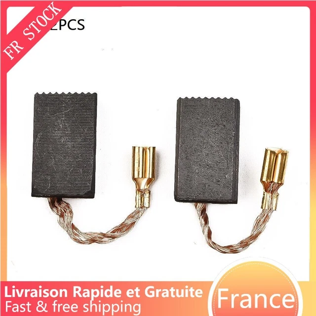 Lot De 6 Balais De Charbon Carbone Pour Moteurs GWS (modèles 1000,1100,1400...), Dimensions 5x10x17 Mm