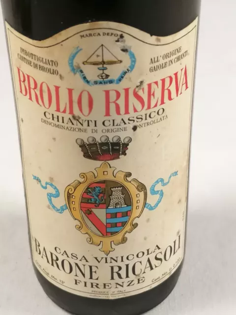 Brolio Riserva-Chianti Classico-Barone Ricasoli 1967 2